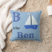 Bはベン男の赤ちゃん装飾用クッション クッション (ブランケット)