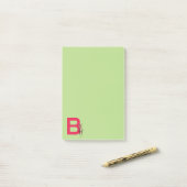 Bはベーコンの幸せな跳躍のストリップabcの手紙のためです ポストイット (デスク上)