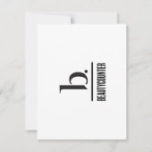 bはボーティカウンタサンキューカード サンキューカード (正面)