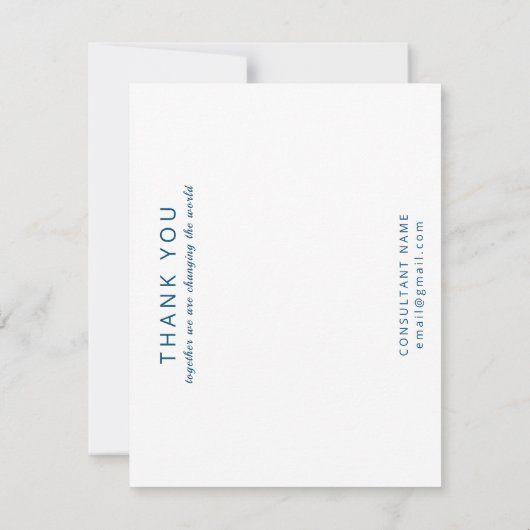 bはボーティカウンタサンキューカード サンキューカード (裏面)