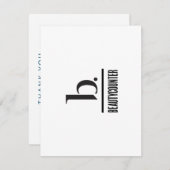 bはボーティカウンタサンキューカード サンキューカード (正面/裏面)