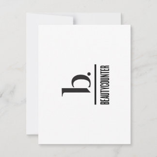 bはボーティカウンタサンキューカード サンキューカード