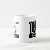 Bは放送のためです コーヒーマグカップ (中央)