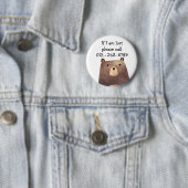 Bは熊の子の緊急事態連絡用 缶バッジ (インサイチュ)