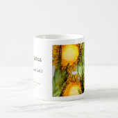 Bは真鍮のアルファベットの芸術のマグのためです コーヒーマグカップ (中央)