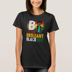 Bは鮮やかな黒い少年の黒い歴史の月Aのために Tシャツ
