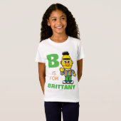 Bは|があなたの名前を加えるバートのためです Tシャツ (正面フル)