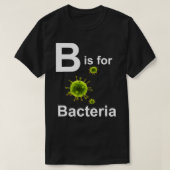 BはBacteria dark s用 Tシャツ (デザイン正面)