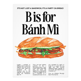 BはBanh Mi用 フォトプリント
