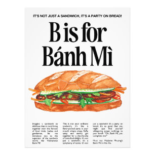 BはBanh Mi用 フォトプリント