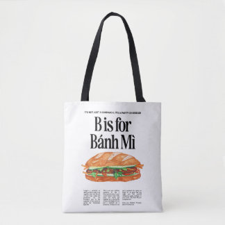 BはBanh Mi Vietnamサンドイッチ用 トートバッグ
