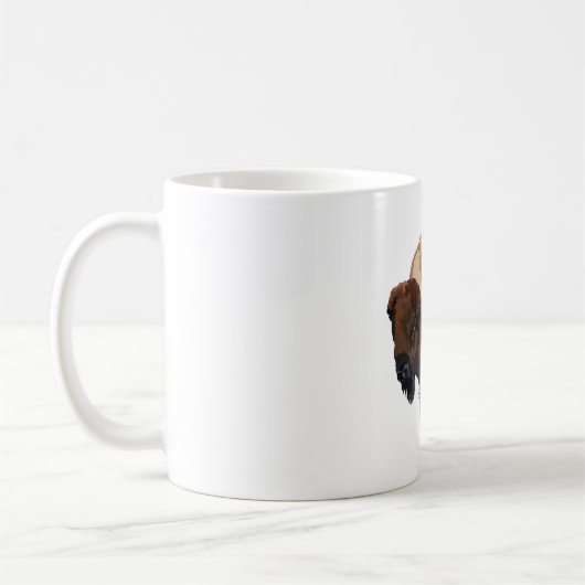 BはBisonの略 コーヒーマグカップ (左)