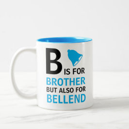 BはBrotherのBでもありBellendのBでもある ツートーンマグカップ