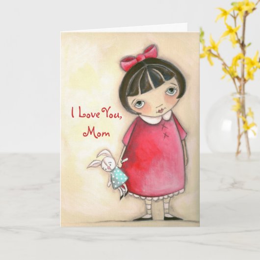 BはBunny用 – 母のDAyカード カード (黄色い花)