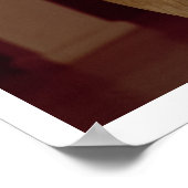 bを保持する若い女性アテネのコア姿 ポスター (角)