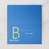 Bイニシャルコレクションバー(ユダヤ教の)バル・ミツバーシーティングエスコート プレイスカード (外部開封)