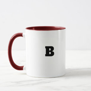 Bイニシャルマグ マグカップ