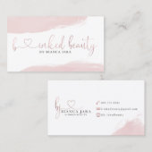 Bインカスタムク美しい用名刺 名刺 (正面/裏面)