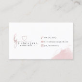 Bインカスタムク美しい用名刺 名刺 (裏面)