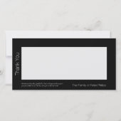 Bテンプレート悔やみや弔慰画像の追加ありお気に入りのと サンキューカード (正面)