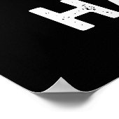 BハッピーおもしろいアルファベットプンダークBG ポスター (角)