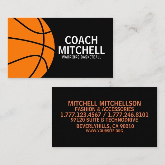 Bバラーブラック 名刺 (正面/裏面)