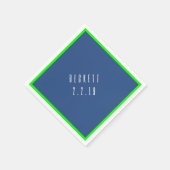 Bバー（ユダヤ教の）バル・ミツバーナフキン スタンダードカクテルナプキン (角)