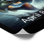 Bフィッシュ太陽のエクリプス2024年4月8日 ポスター (角)