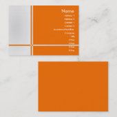 Bプロフェッショナルのプロフィールカード 名刺 (正面/裏面)