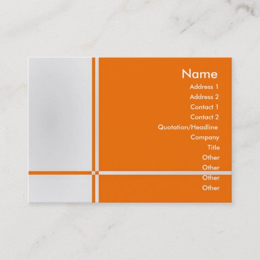 Bプロフェッショナルのプロフィールカード 名刺 (正面)