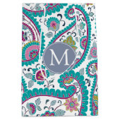 BペルシャボテペイズリーパターンモノグラムMギフトB ミディアムペーパーバッグ (正面)