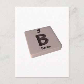 Bホウ素 ポストカード
