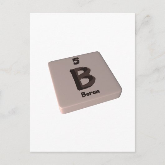Bホウ素 ポストカード (正面)