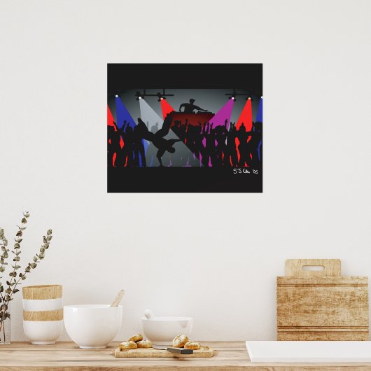 Bボーイブレイク ポスター (キッチン)