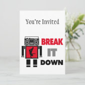 Bボーイブームボックスロボット ブレイク・イット・ダウン 招待状 (スタンド正面)