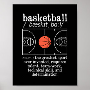 Bボールおもしろい選もっとも偉大手,バスケットボールのスポーツ ポスター