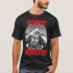 BムービーモンスターズクラシックロボットモンスターTシャツ Tシャツ