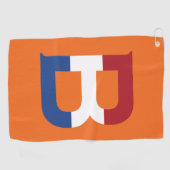 BモノグラムがNLDフラグ上に重ねて表示またはgtcnt ゴルフタオル (横)