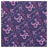 Bモノグラムと名パーソナライズされた称ベタニー織物 ファブリック (見本)