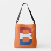 BモノグラムはNLDフラグ上またはcbbcnt上にオーバーレイ クロスボディバッグ (裏面)