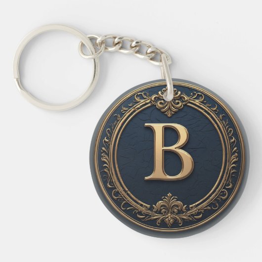 🔷 Bモノグラムギフト メンズ 🔑 キーホルダー (正面)