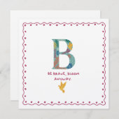 Bモノグラムサンキューカード サンキューカード (正面/裏面)