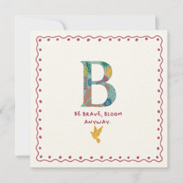 Bモノグラムサンキューカード サンキューカード