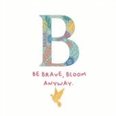 Bモノグラムステッカー シール (正面)