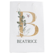 Bモノグラムフローラパーソナライズされた