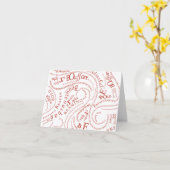 Bワードノテカード カード (黄色い花)