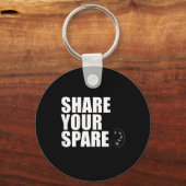 B上のあなたの予備の腎臓臓臓臓臓臓器移植ミーム キーホルダー (正面)