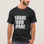 B上のあなたの予備の腎臓臓臓臓臓臓器移植ミーム Tシャツ (正面)