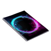 B付き合成波気化波後波グリッチサークル ノートブック (右側)