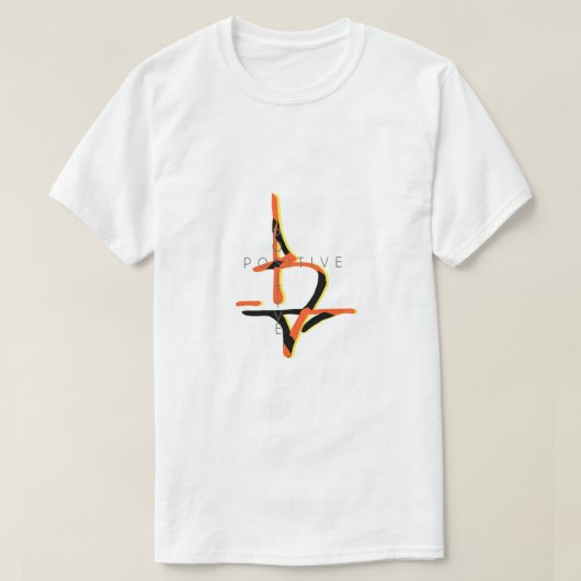 B前向きやる気を起こさせる引用文 Tシャツ (デザイン正面)